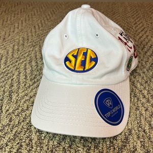 Vintage SEC hat with all teams in white